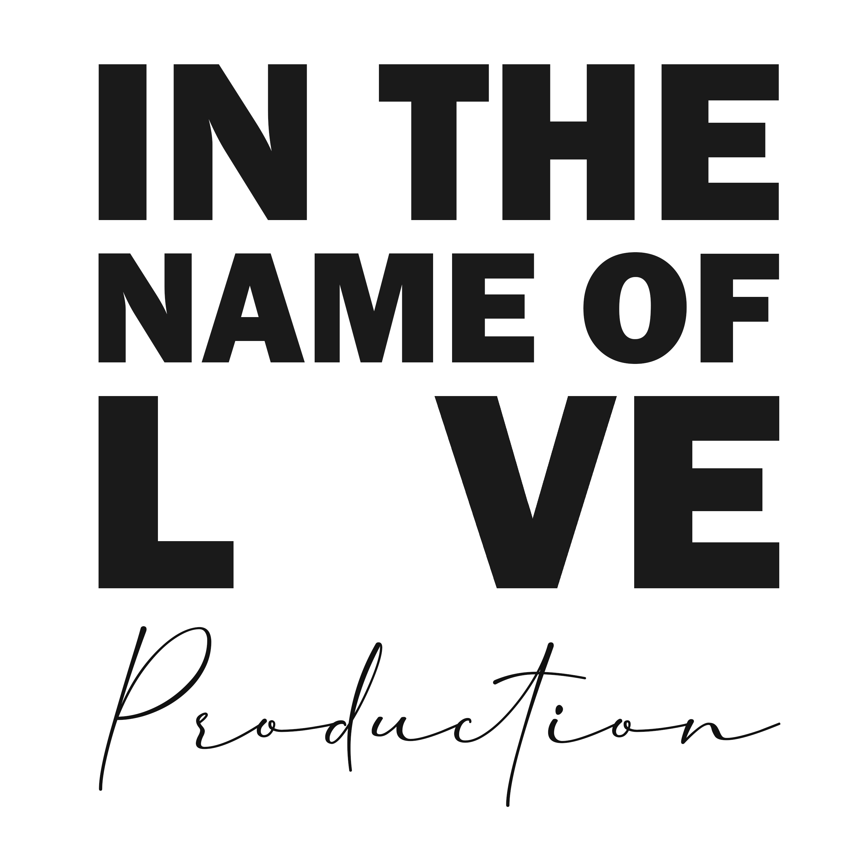 Logo IN THE NAME OF LOVE PRODUCTION